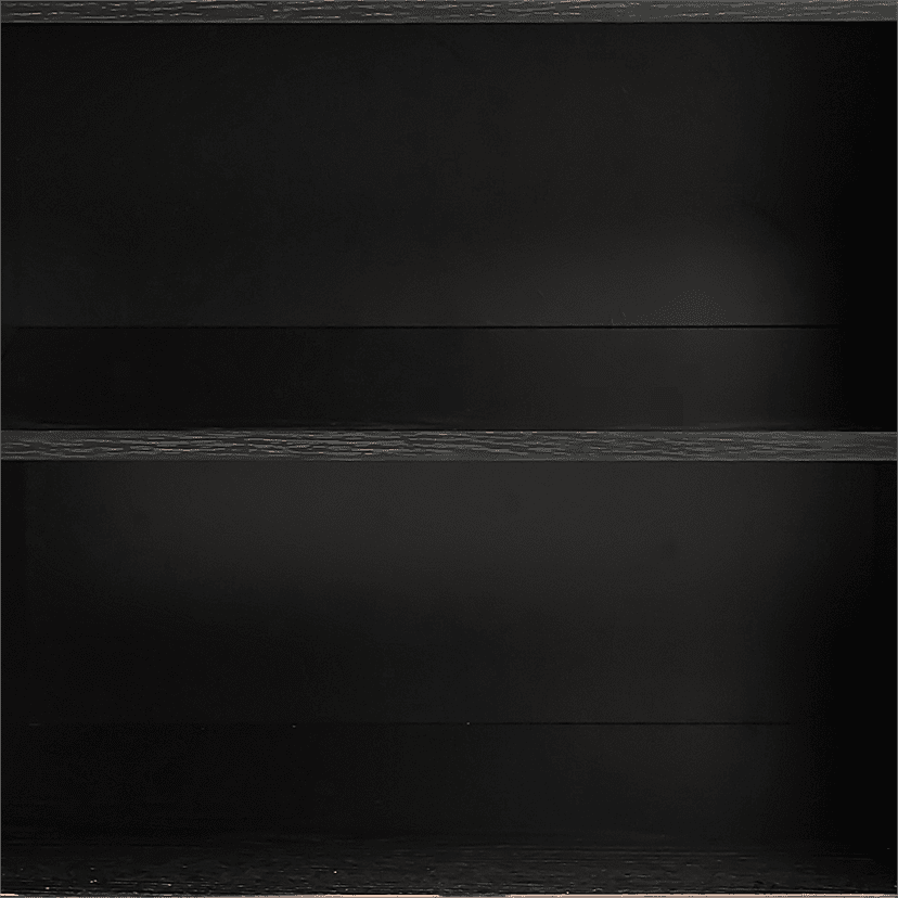 Overland Corner 2 Door Buffet Sideboard, Black