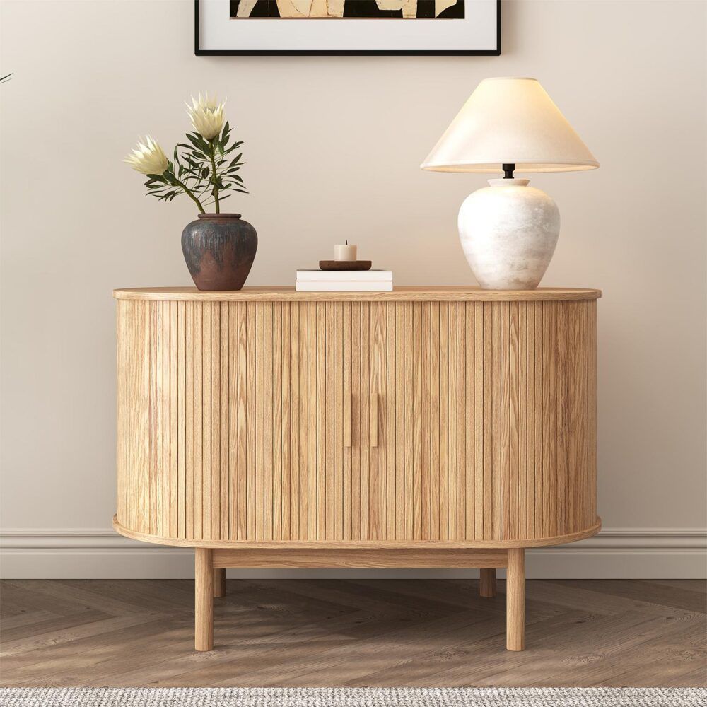 Overland Corner 2 Door Buffet Sideboard, Natural