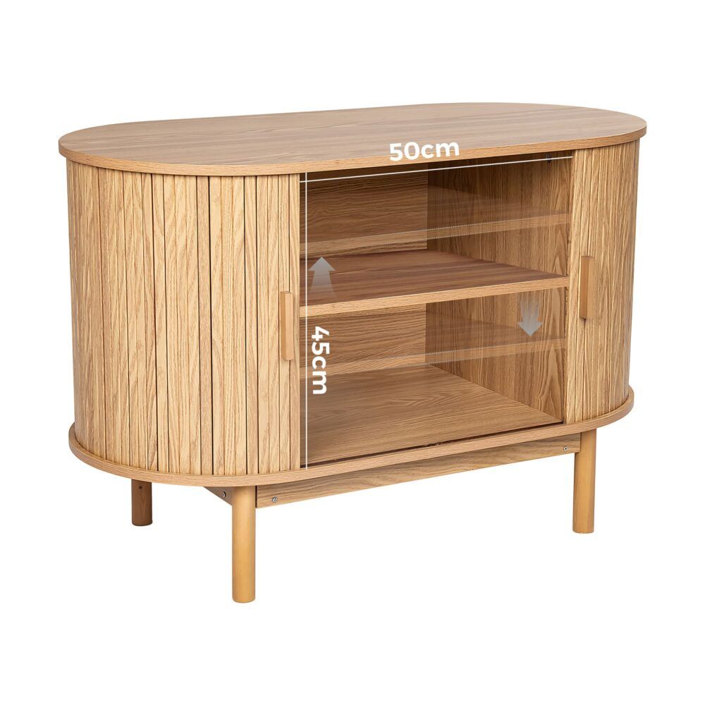 Overland Corner 2 Door Buffet Sideboard, Natural