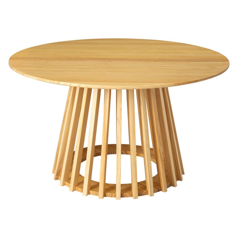 Yea Round Coffee Table, Natural Timber