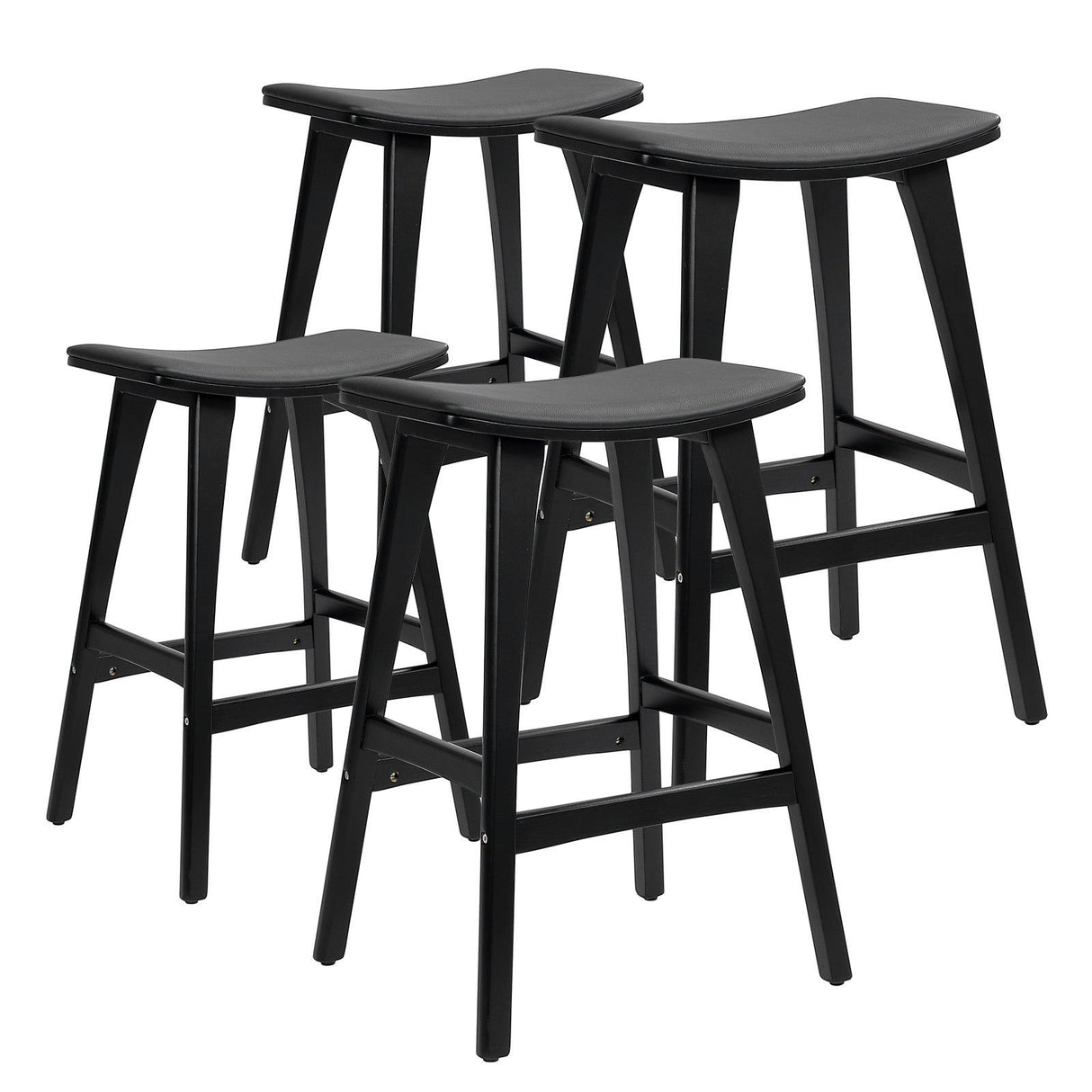 Point Leo black bar stool in a modern Australian kitchen