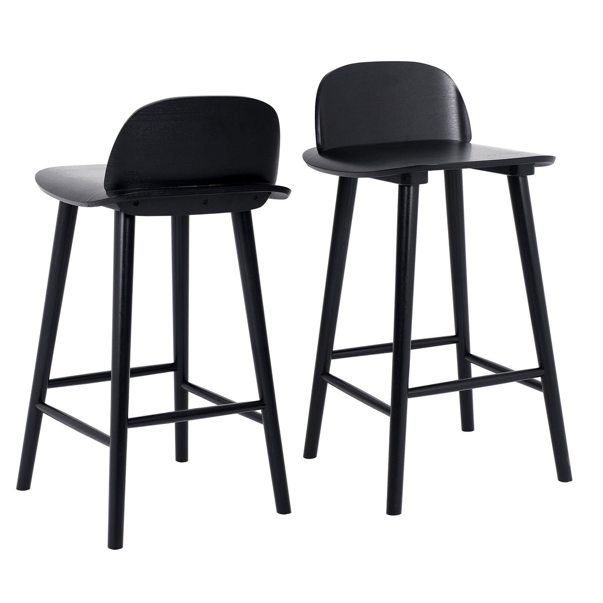 ELISE SOPHIA bar stool upholstered seat detail close-up — Allure Home Collections