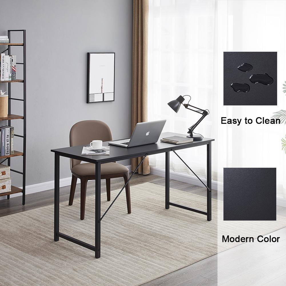 Calwell Computer Desk, Black 140cm view 5