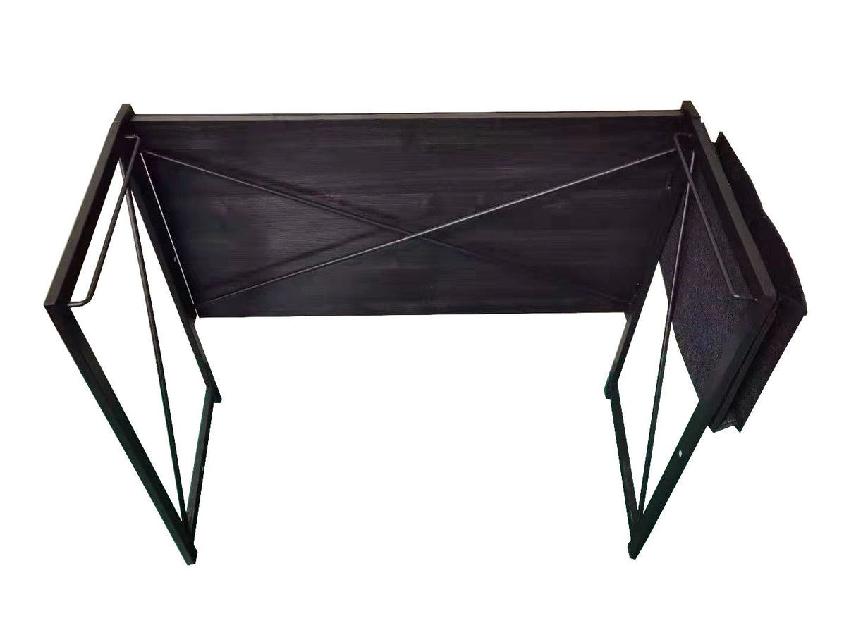 Parkes black office desk in a home office