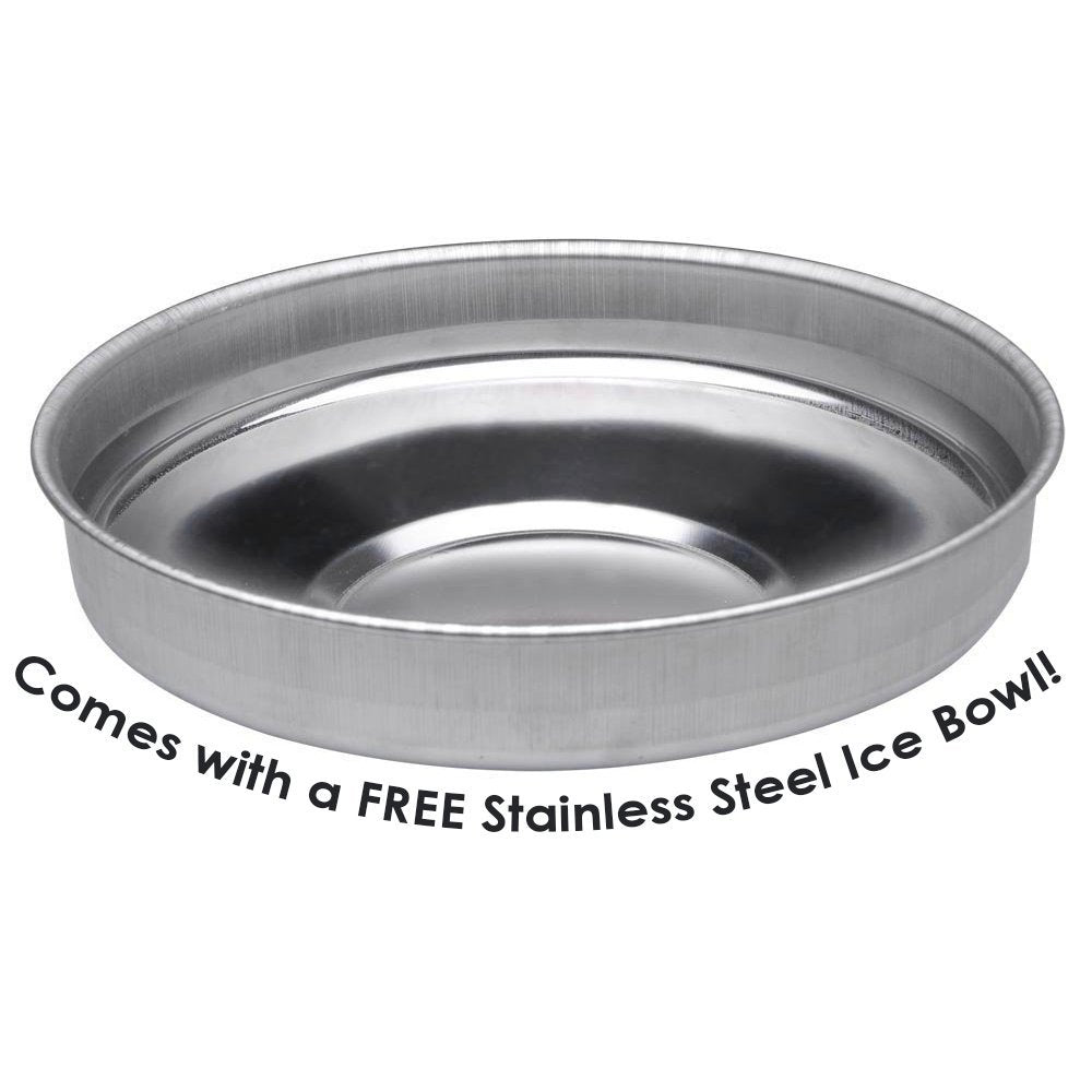 Shaved ice desserts made with the 65 kg per hour electric ice shaver