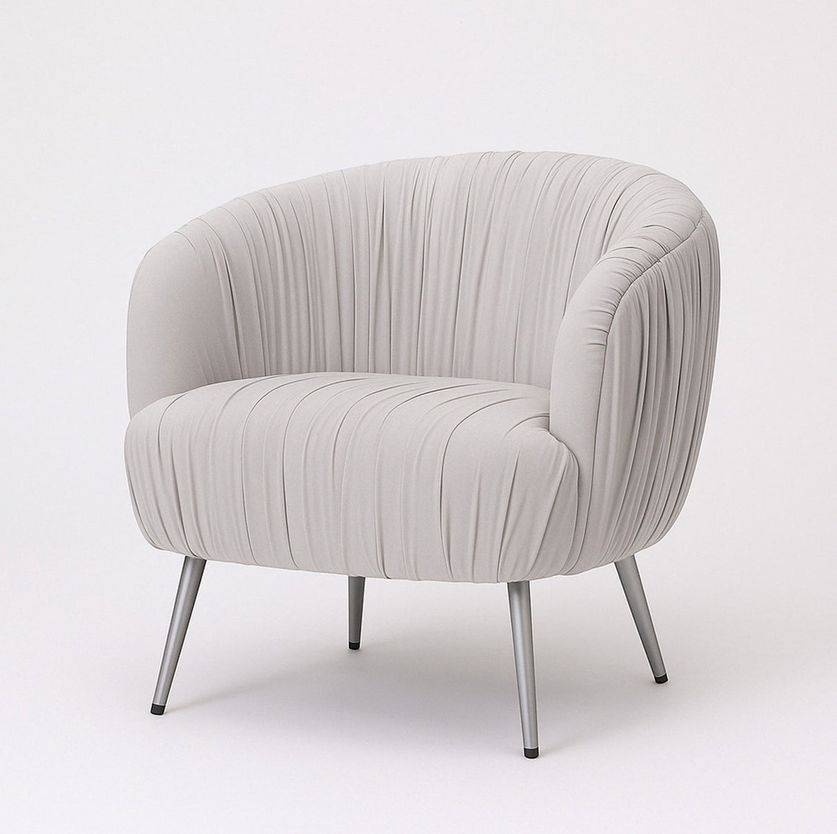 Grose Accent Chair, Pearl Grey Velvet