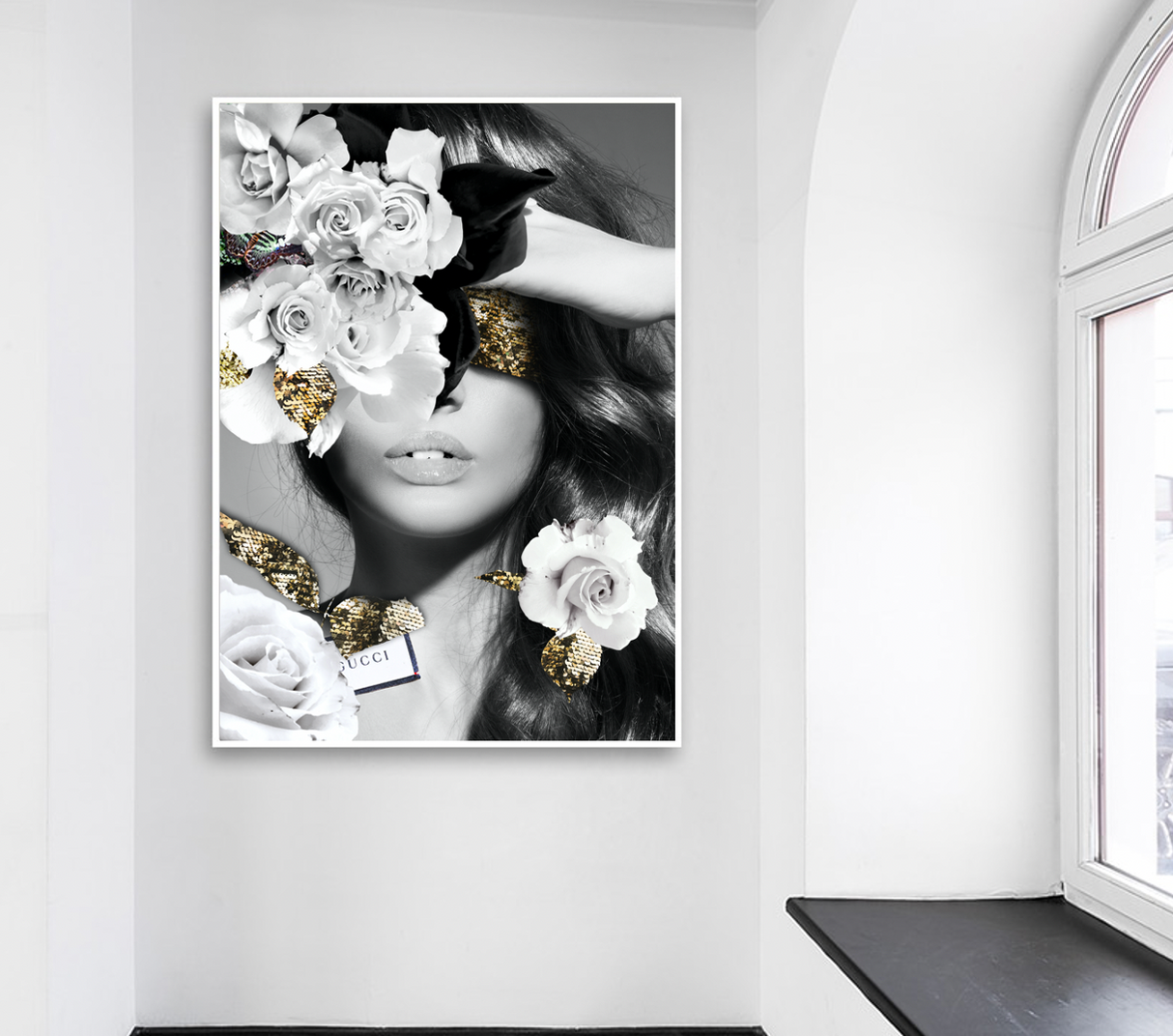 Made In Italy framed art print styled on an interior wall as a feature piece