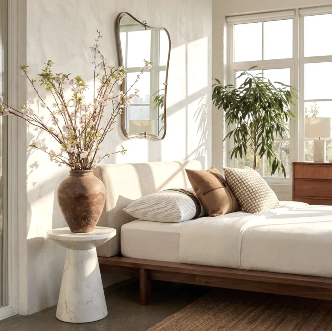 Copacabana Pedestal Side Table