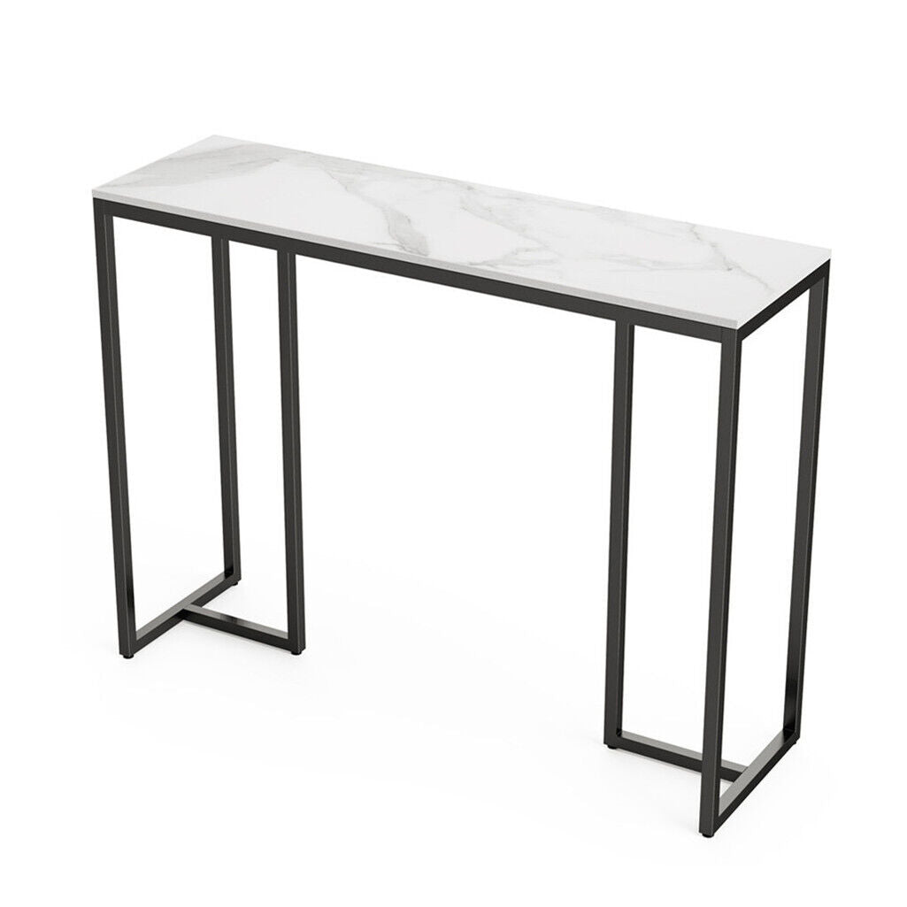 Locksley Console Table, Marble and Black