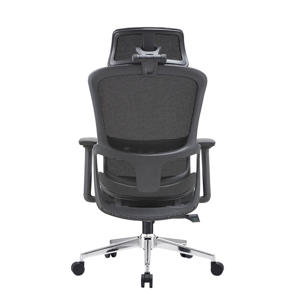 Mount Barker black full mesh ergonomic office chair with headrest