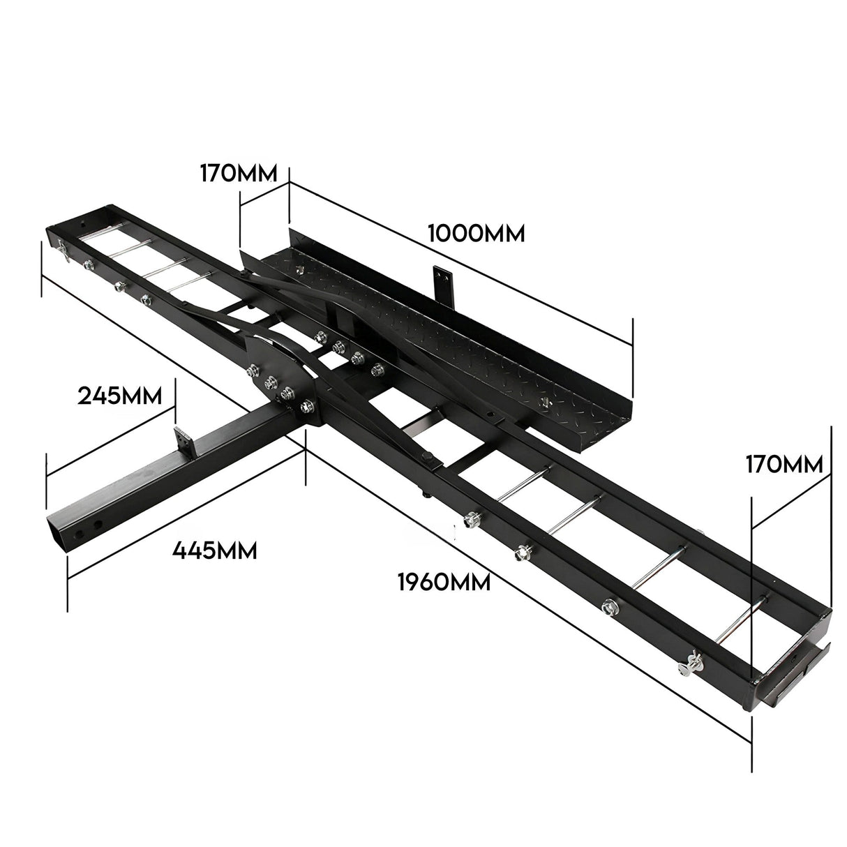 Geraardsbergen Motorcycle Carrier Rack, 227kg, 2 Inch Hitch
