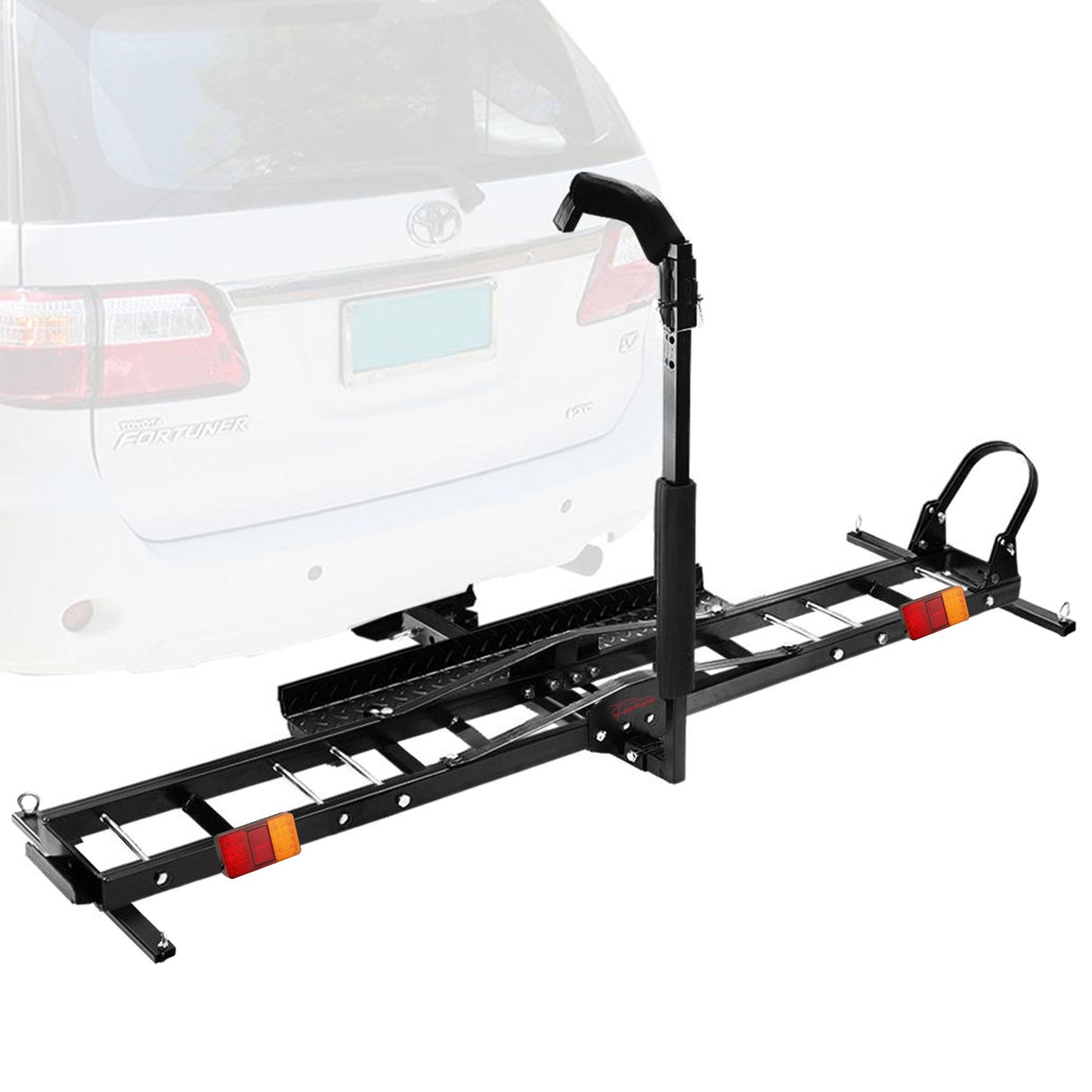 Ronse Motorcycle Carrier Rack, 227kg, 2 Inch Hitch, with Ramp and Brake Lights