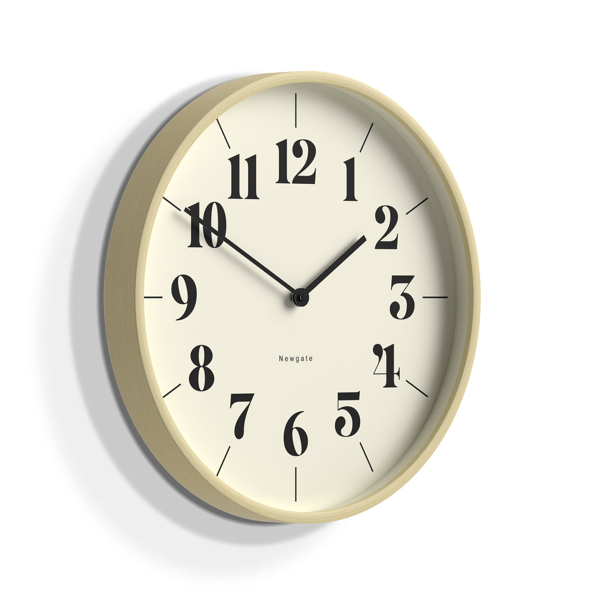 Mr Clarke Clock Pale Wood Hopscotch Dial
