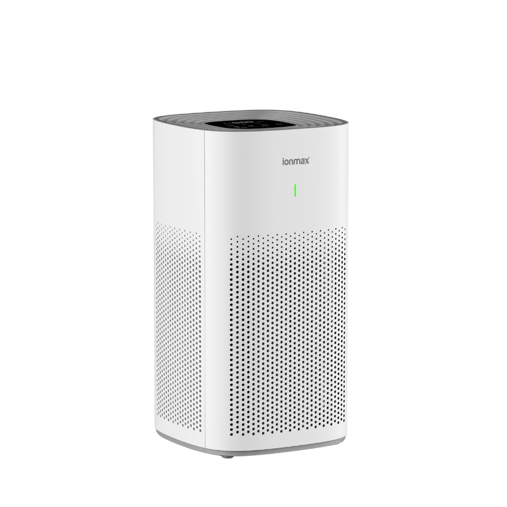 Four stage filter assembly including H13 HEPA and activated carbon layers