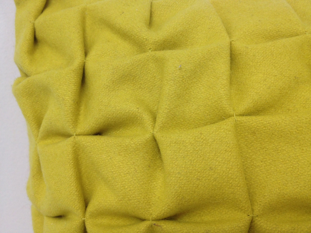 Flux Mustard Yellow 3D Textured Cushion Cover — Allure Home Collections