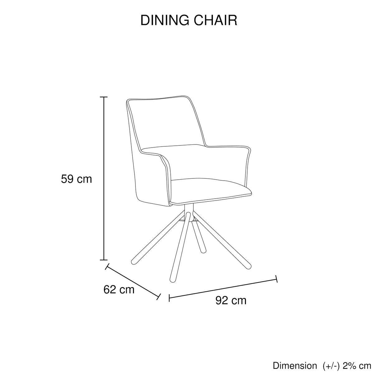 Keyneton green linen dining armchair with iron legs