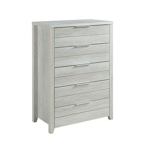Elegant 4-Piece White Ash Bedroom Suite