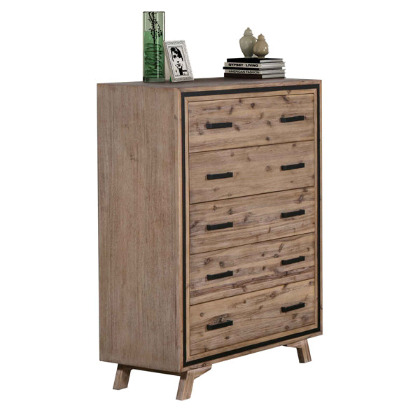 Merano 5 Piece Bedroom Suite King Acacia