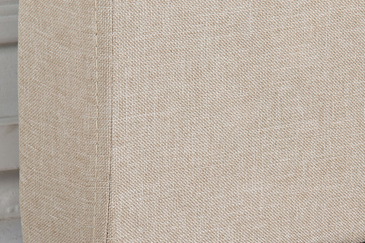 Tumut Rectangular Bed Head, Beige King