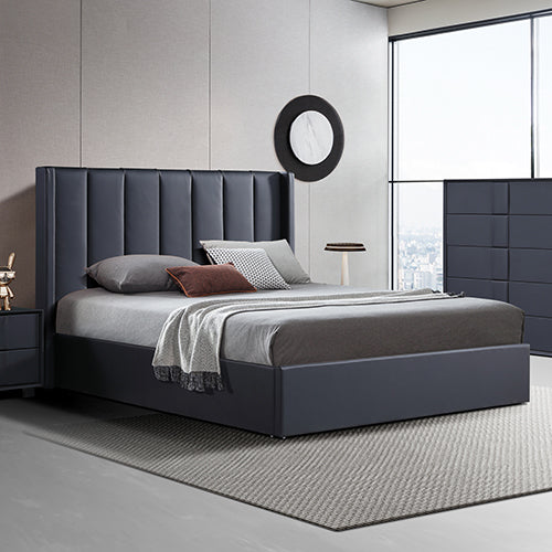 Bracciano Queen bed frame in a modern bedroom