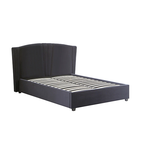 Tarquinia Queen Gas Lift Bed Frame, Black