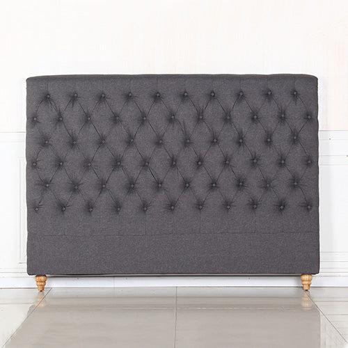Talbingo French Provincial Bed Head, Charcoal King