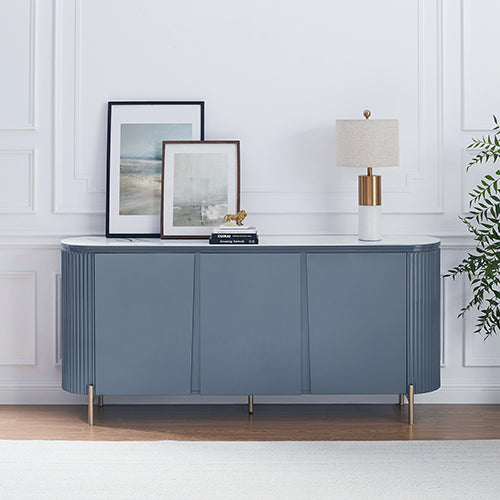 Renmark North Buffet Sideboard, Dark Blue