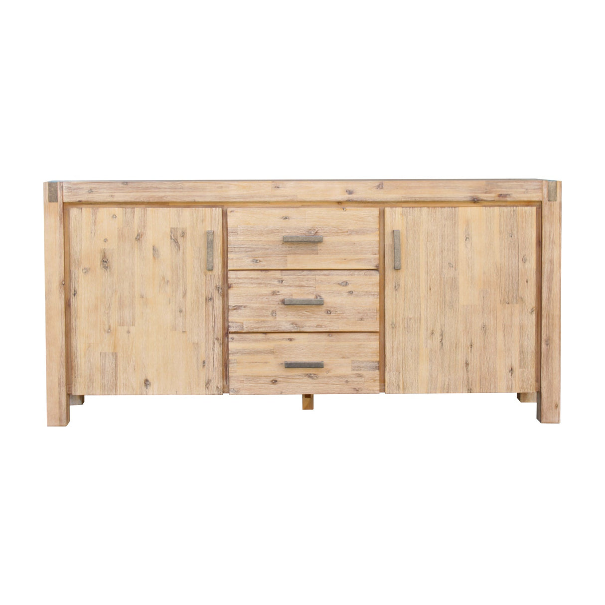 Cooltong 3 Drawer Buffet Sideboard, Oak