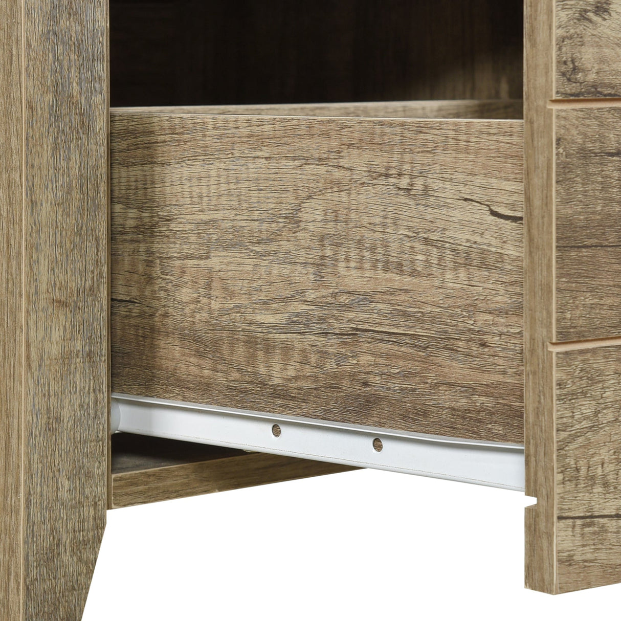 Ellangowan 2 Drawer Bedside Table, Oak