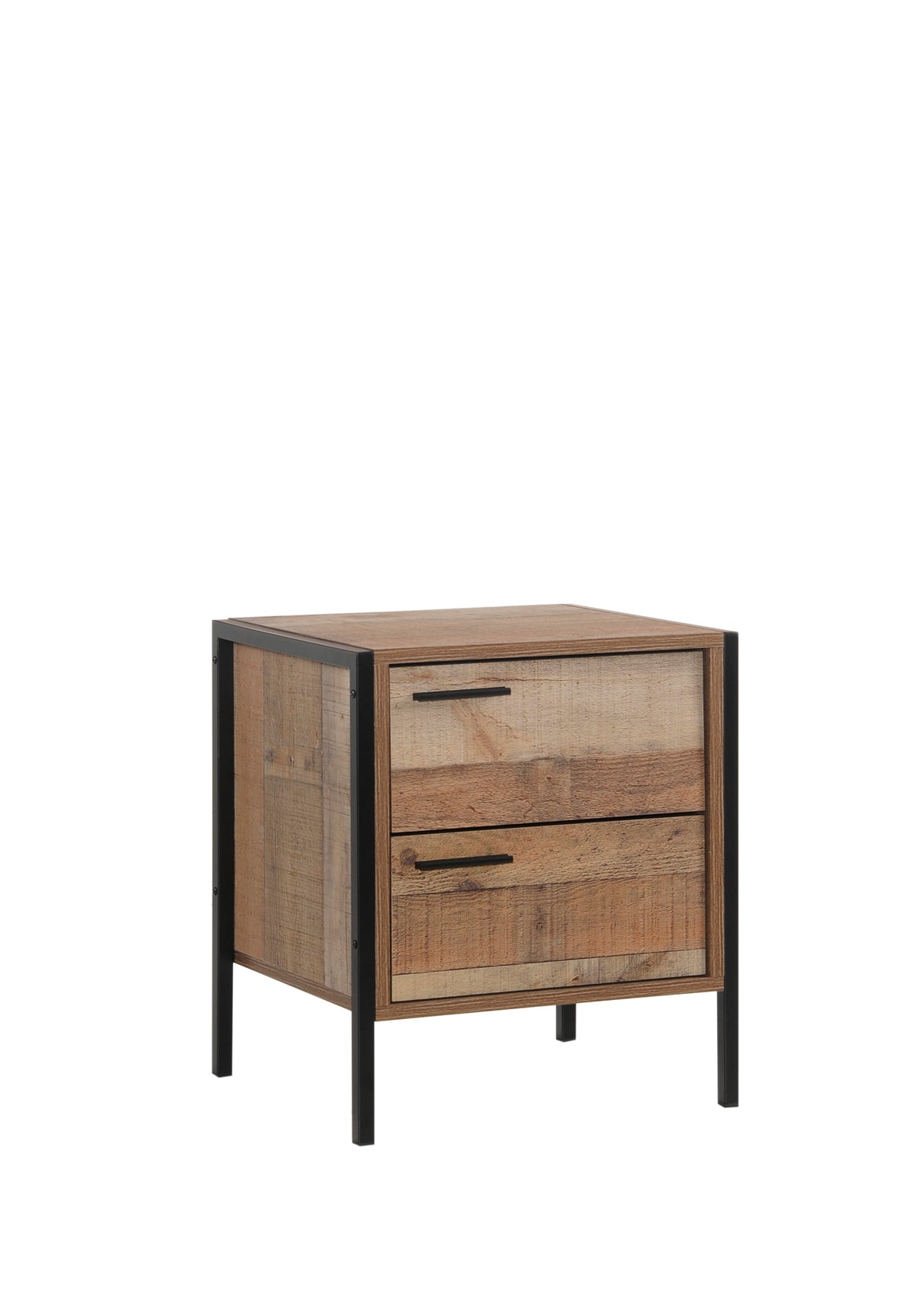 Numulgi Bedside Table 2 Drawers, Oak