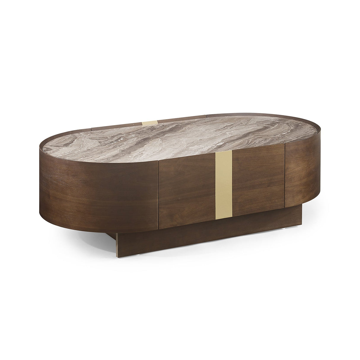 Kangaroo Ground Coffee Table, Dark Walnut