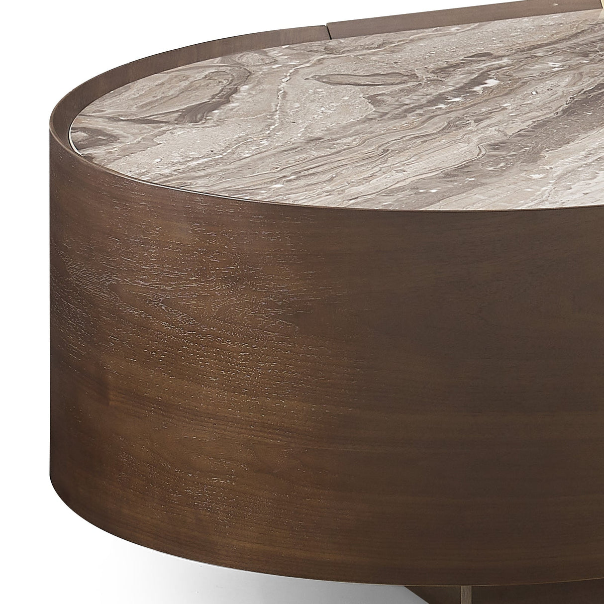 Kangaroo Ground Coffee Table, Dark Walnut