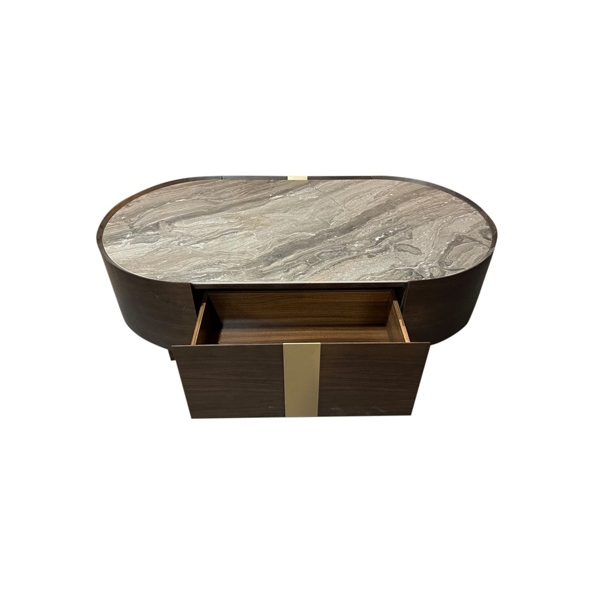 Kangaroo Ground Coffee Table, Dark Walnut