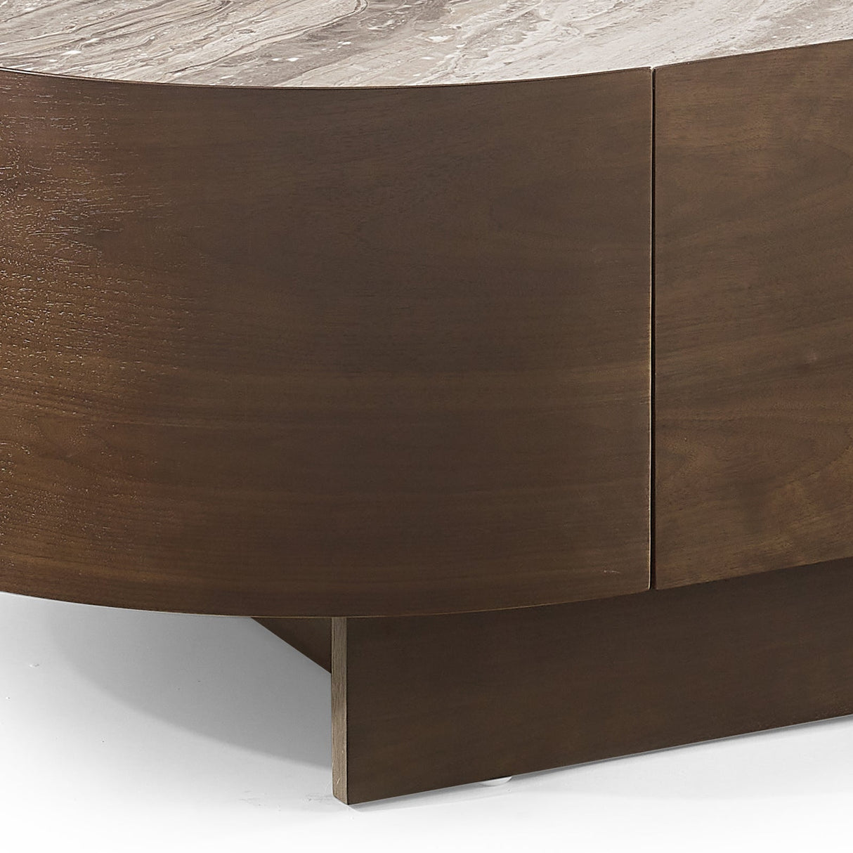 Kangaroo Ground Coffee Table, Dark Walnut