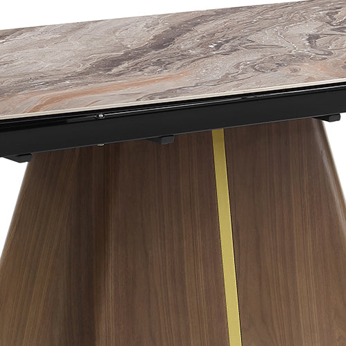 Yacka rectangular extendable dining table