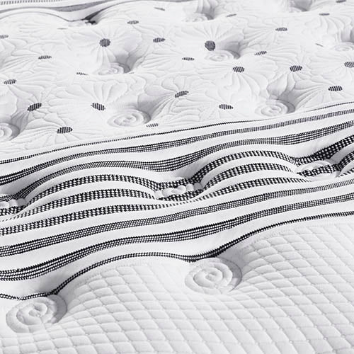 Medium firm latex euro top pocket spring mattress, 33cm queen