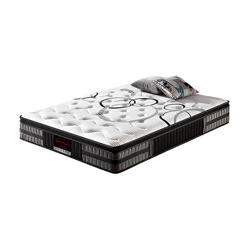 Medium gel memory foam pocket spring mattress, 34cm king