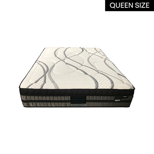 Firm pocket spring mattress with foam comfort layers, 32cm Queen