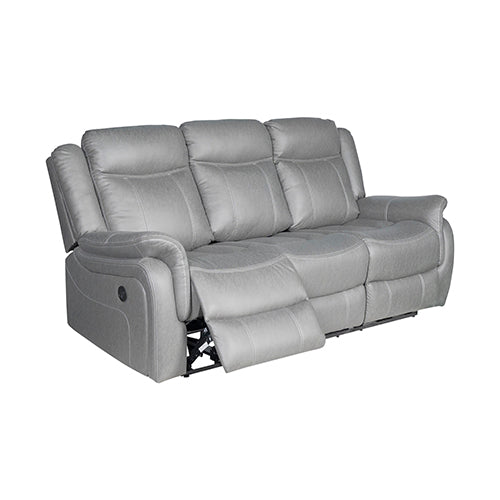 Torrox 3 Seater Recliner Sofa, Grey