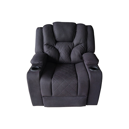 Electric Recliner Lounge Armchair in Rhino Fabric