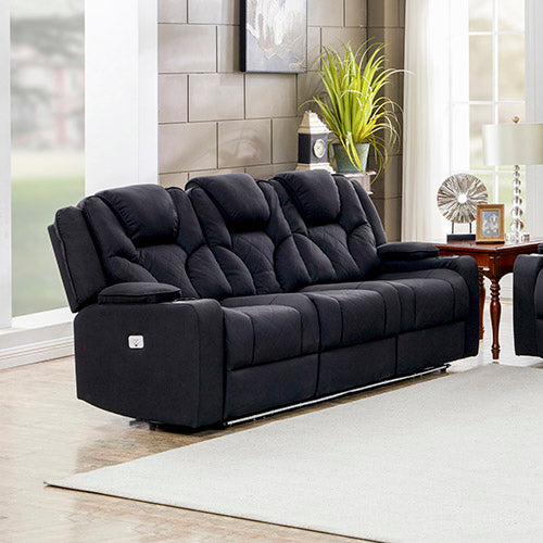 Electric Recliner Lounge Armchair in Rhino Fabric