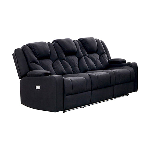 Rhino Fabric Electric Recliner Armchair