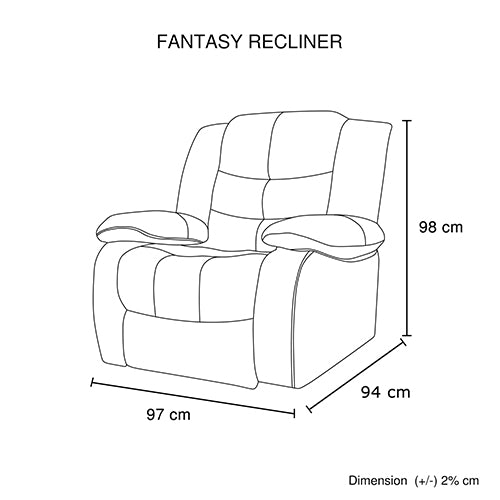 Nerja 3+1+1 Seater Recliner Sofa