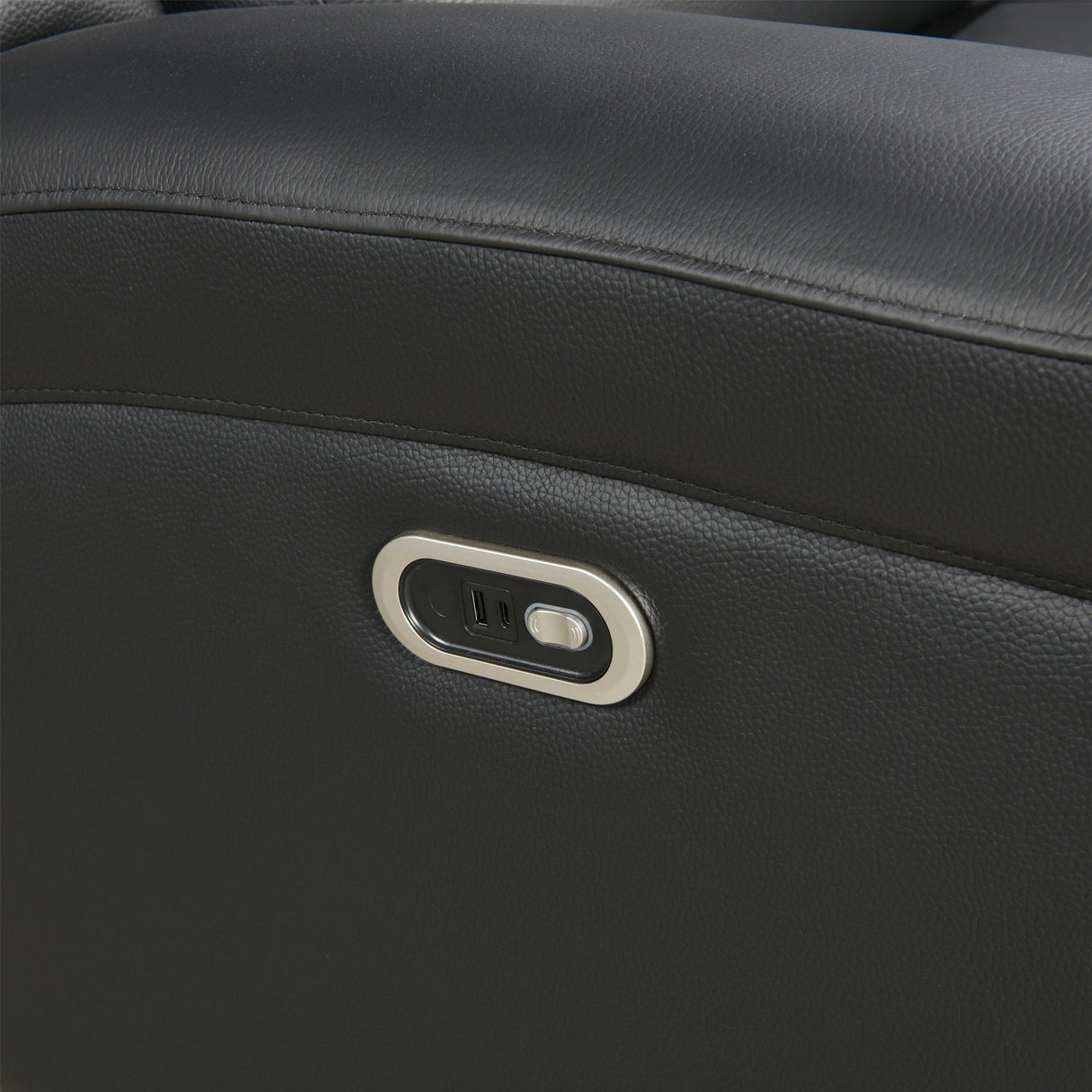 Mijas 3+2+1 Seater Recliner Sofa, Black