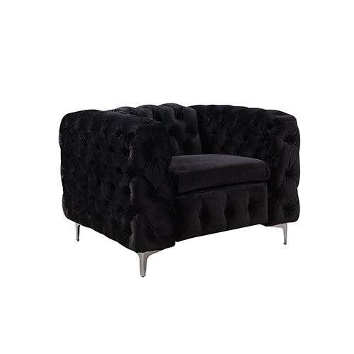 Salobrena 3+2+1 Seater Sofa, Black