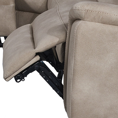 Denia 6 Seater Recliner Sofa, Taupe