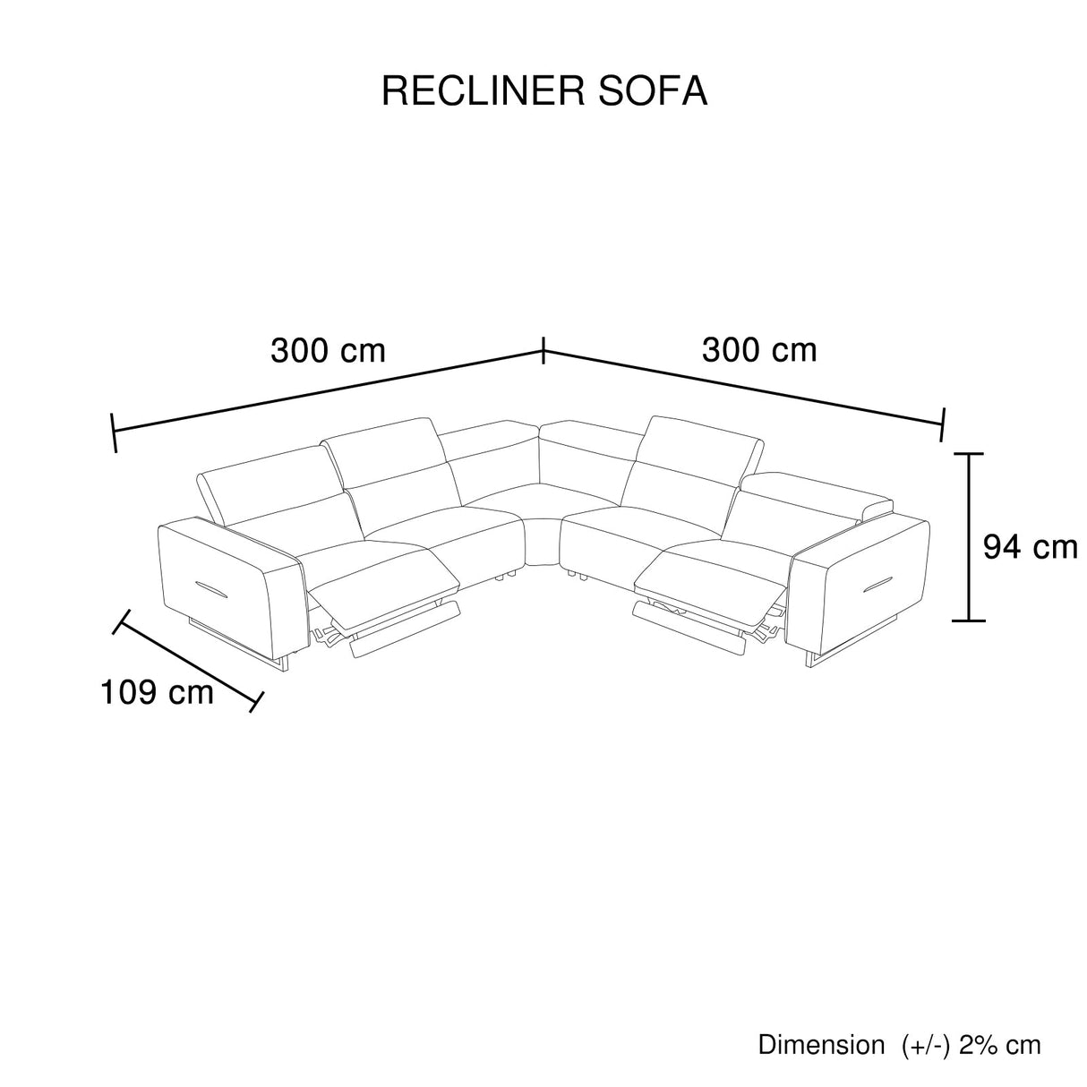 Alcudia 5 Seater Corner Sofa