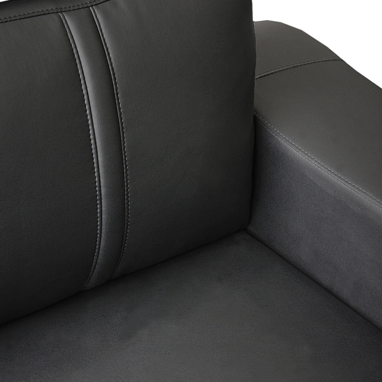 Luxurious 6-Seater Faux Leather Corner Sofa