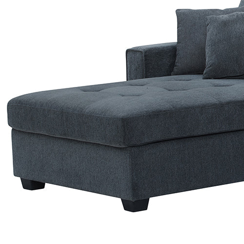 Frigiliana Corner Sofa, Charcoal
