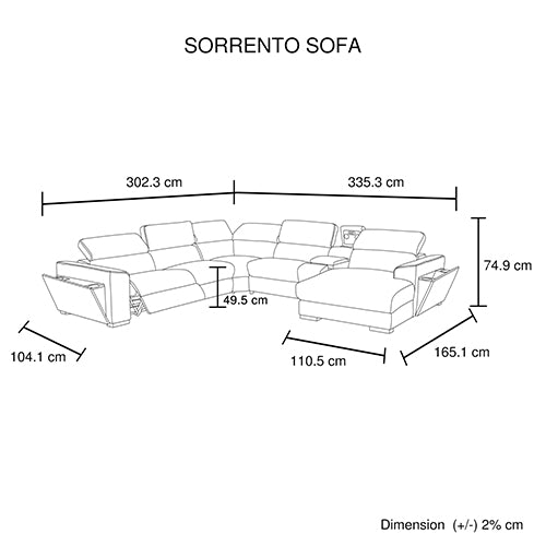 Calpe Corner Sofa, Grey